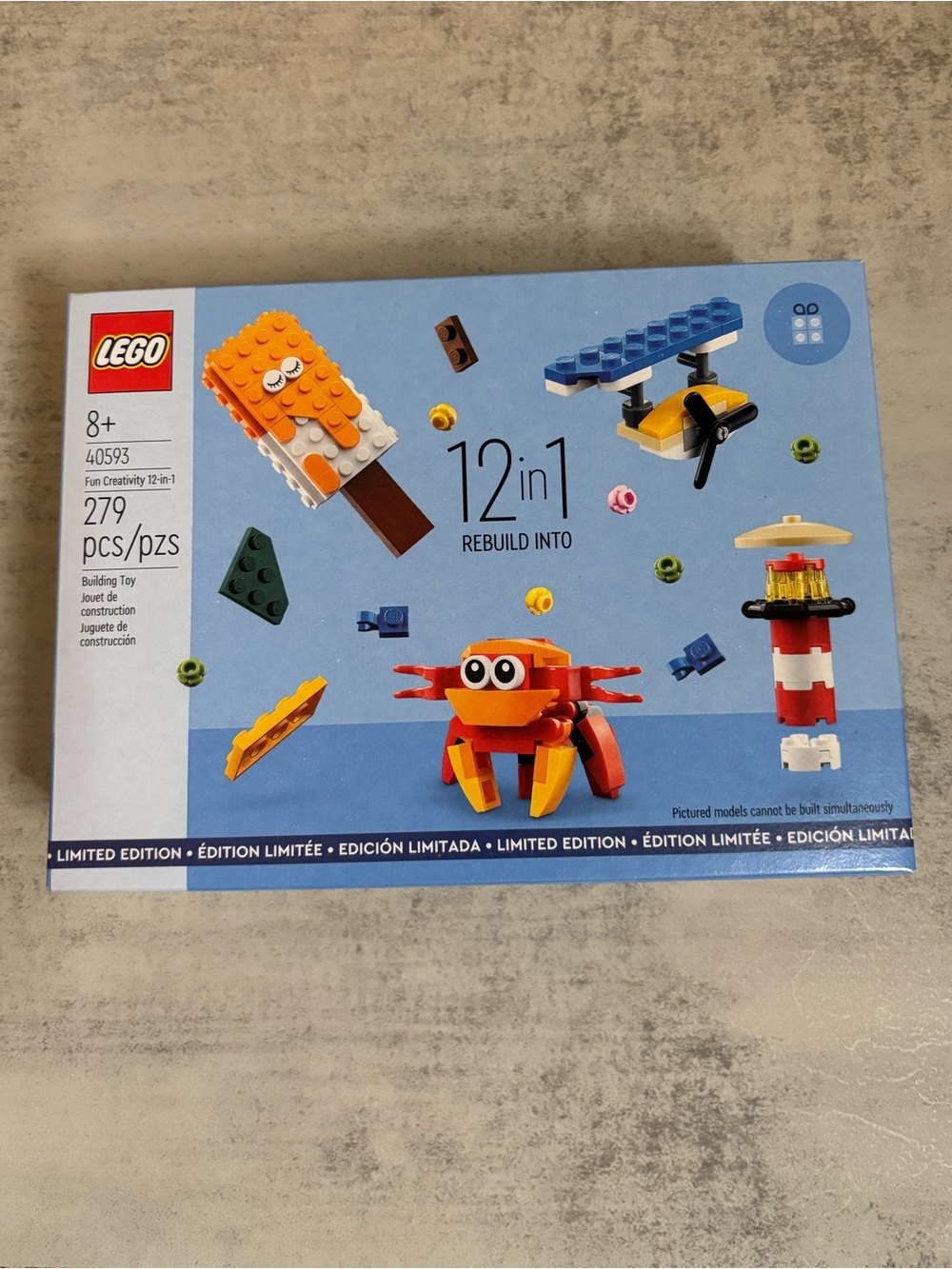 Lego 12 in 1 Rebuild Into Set (#40593) - Picture 1 of 6